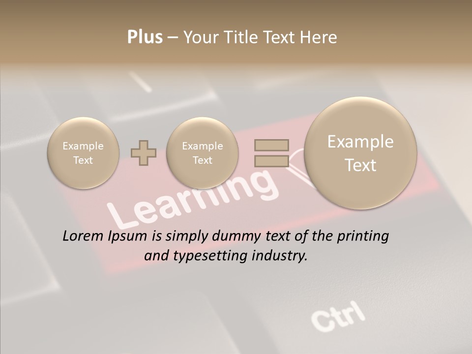 E Learning Distance Education Learning PowerPoint Template