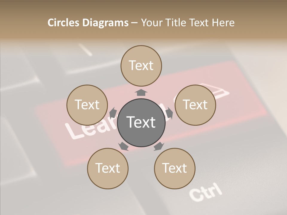 E Learning Distance Education Learning PowerPoint Template