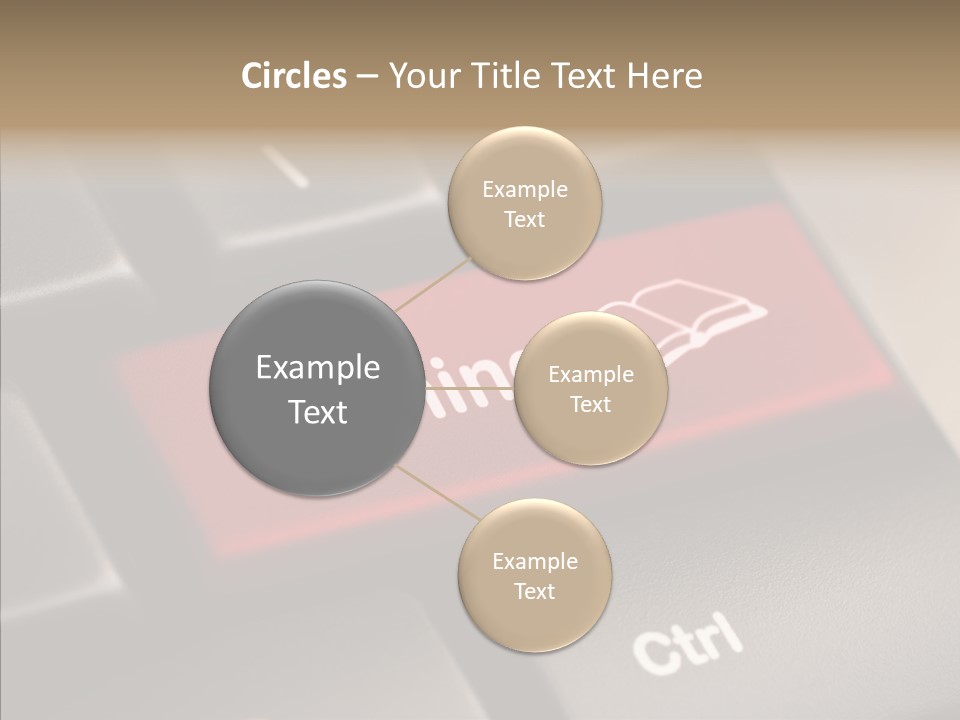E Learning Distance Education Learning PowerPoint Template