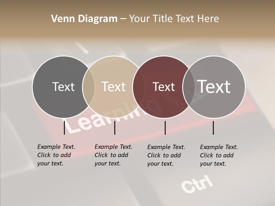 E Learning Distance Education Learning PowerPoint Template