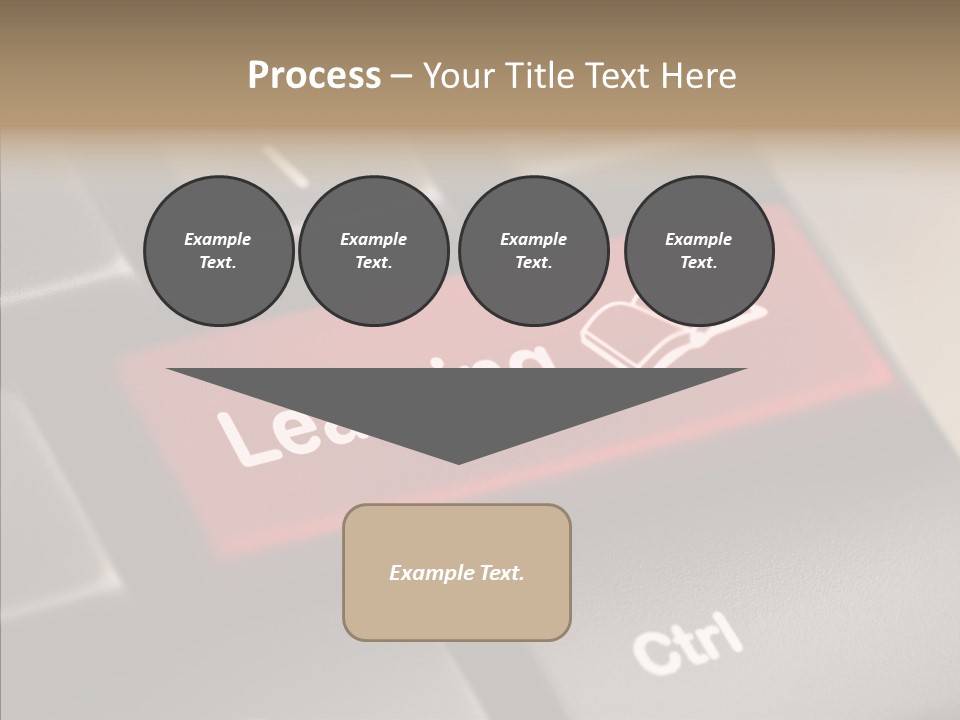 E Learning Distance Education Learning PowerPoint Template