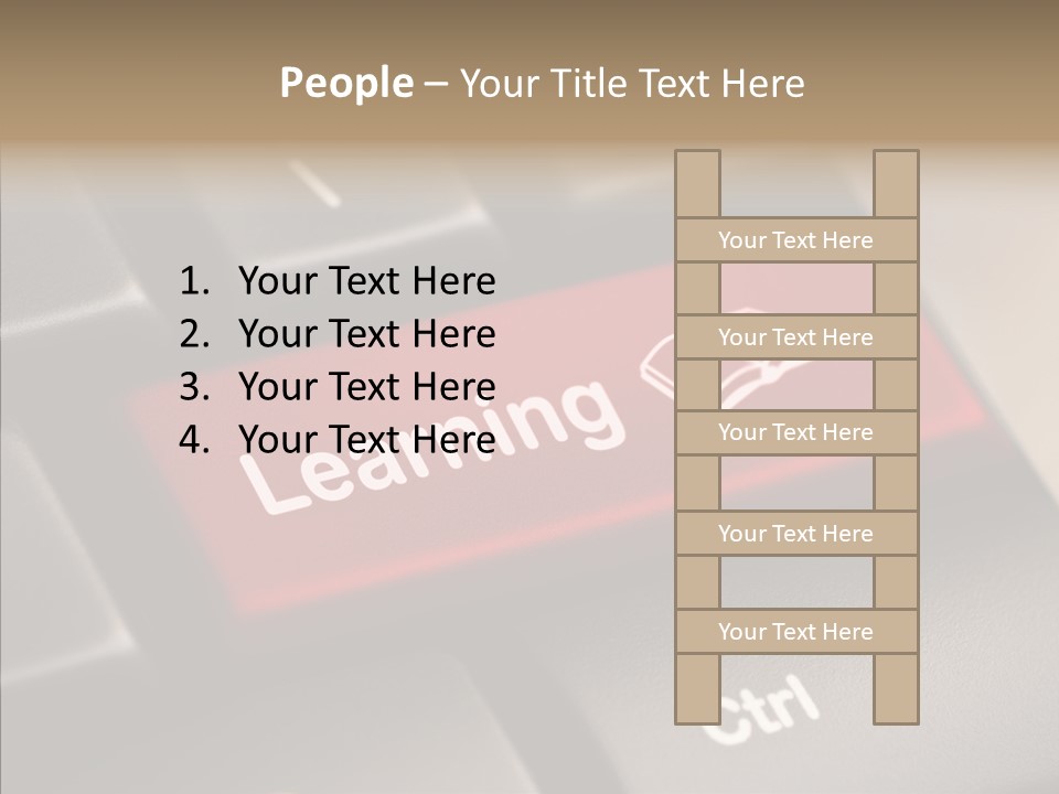E Learning Distance Education Learning PowerPoint Template