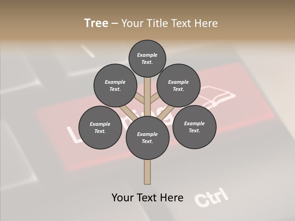 E Learning Distance Education Learning PowerPoint Template