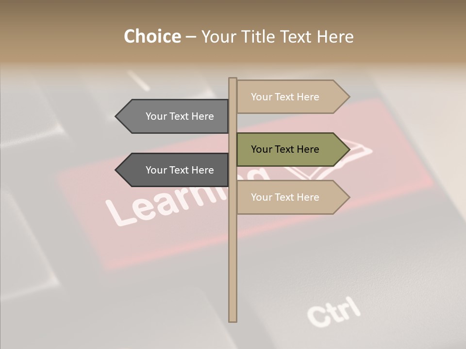 E Learning Distance Education Learning PowerPoint Template