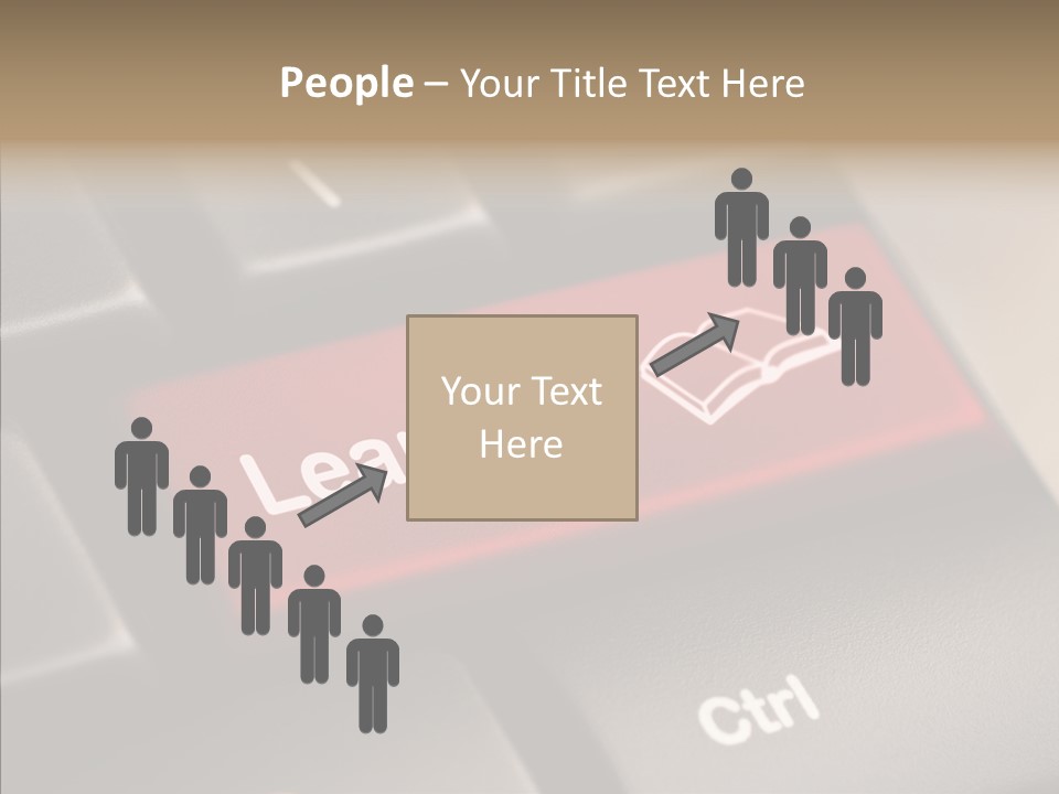 E Learning Distance Education Learning PowerPoint Template