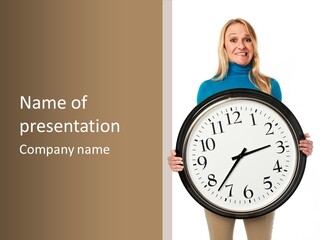 Object Hour Timer PowerPoint Template