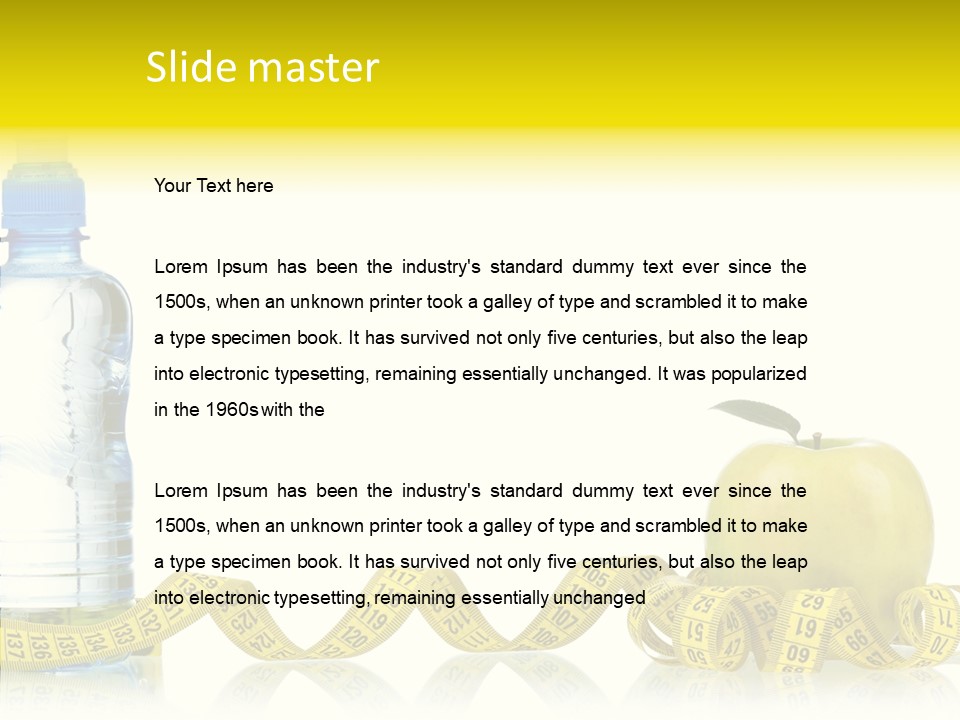 Earphone Nobody Audio PowerPoint Template