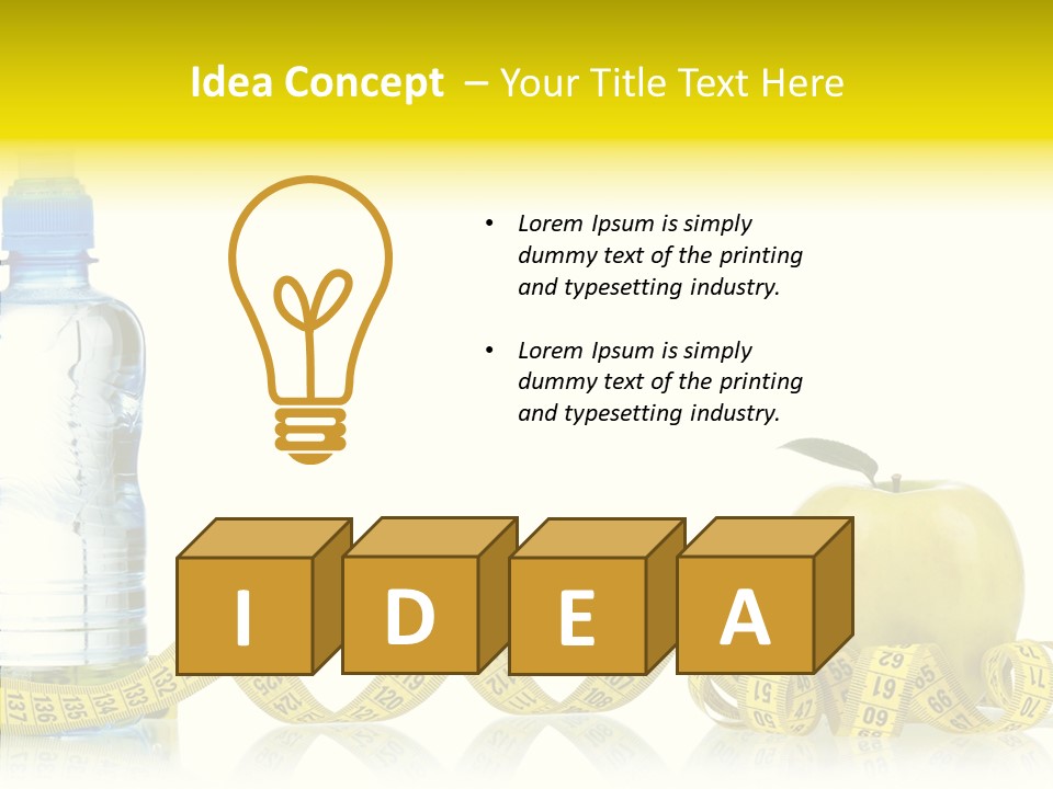 Earphone Nobody Audio PowerPoint Template