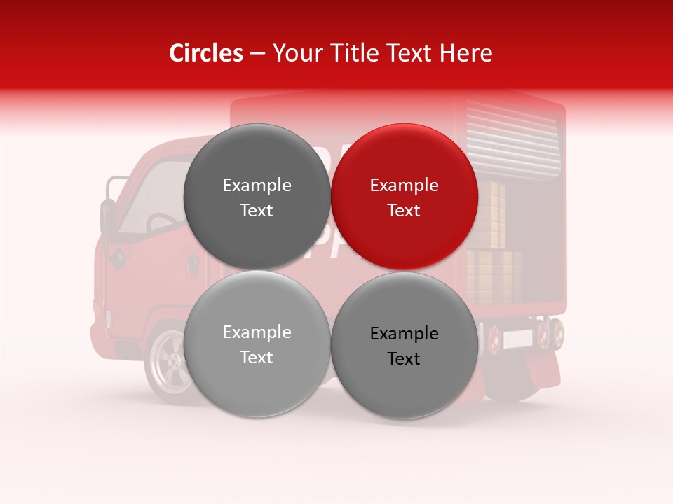 Container Mail Shipping PowerPoint Template