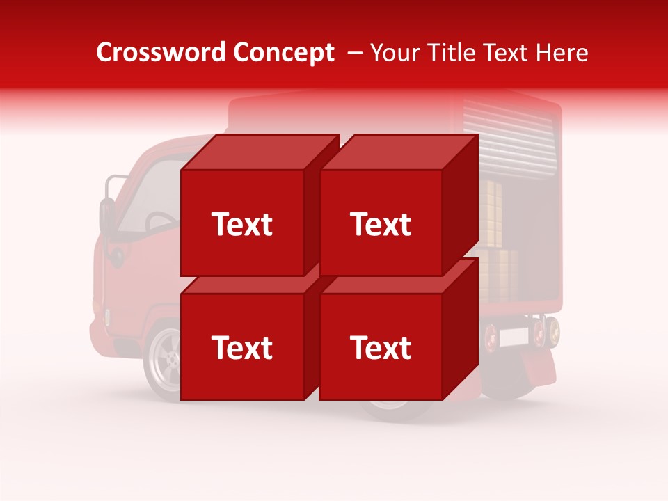 Container Mail Shipping PowerPoint Template