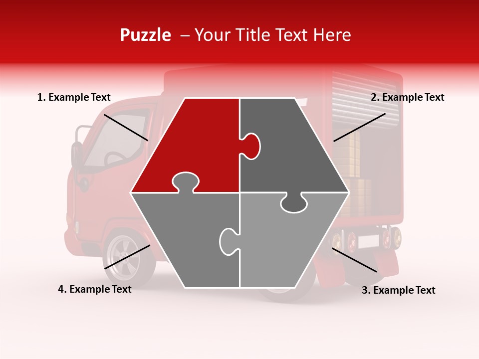 Container Mail Shipping PowerPoint Template