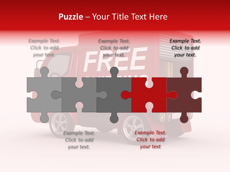 Container Mail Shipping PowerPoint Template