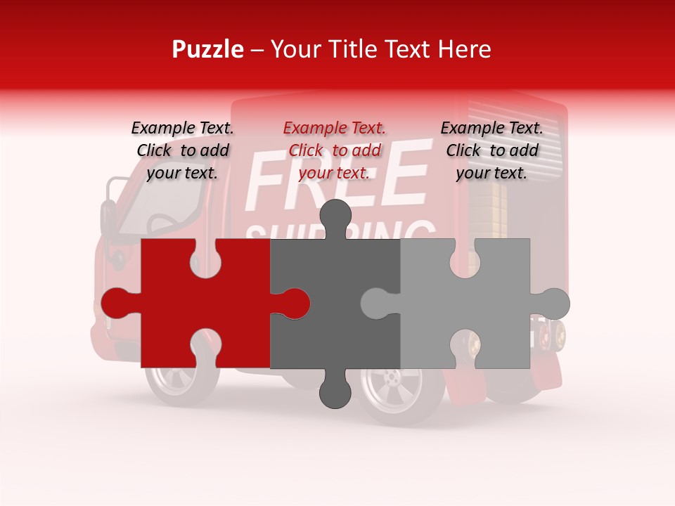 Container Mail Shipping PowerPoint Template