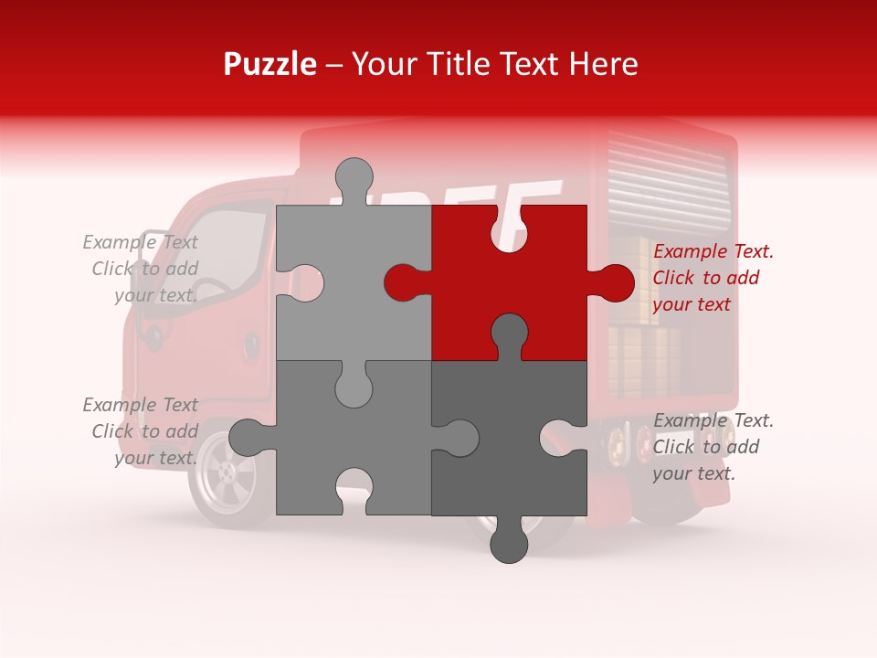 Container Mail Shipping PowerPoint Template