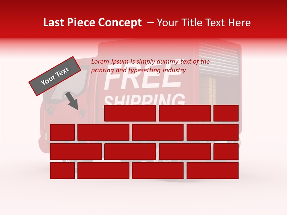 Container Mail Shipping PowerPoint Template