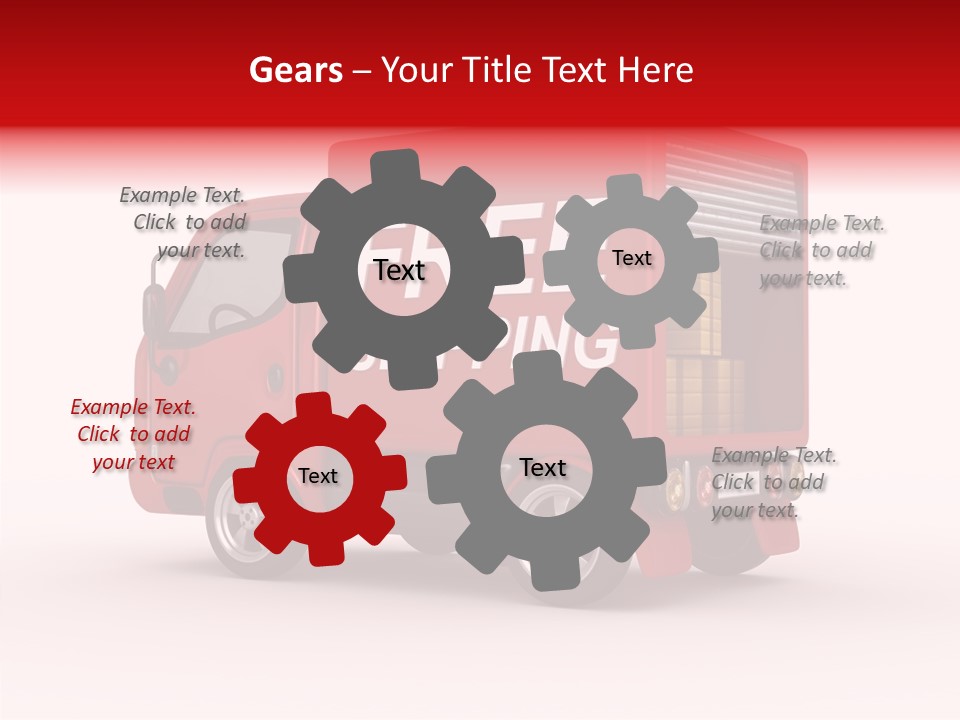 Container Mail Shipping PowerPoint Template