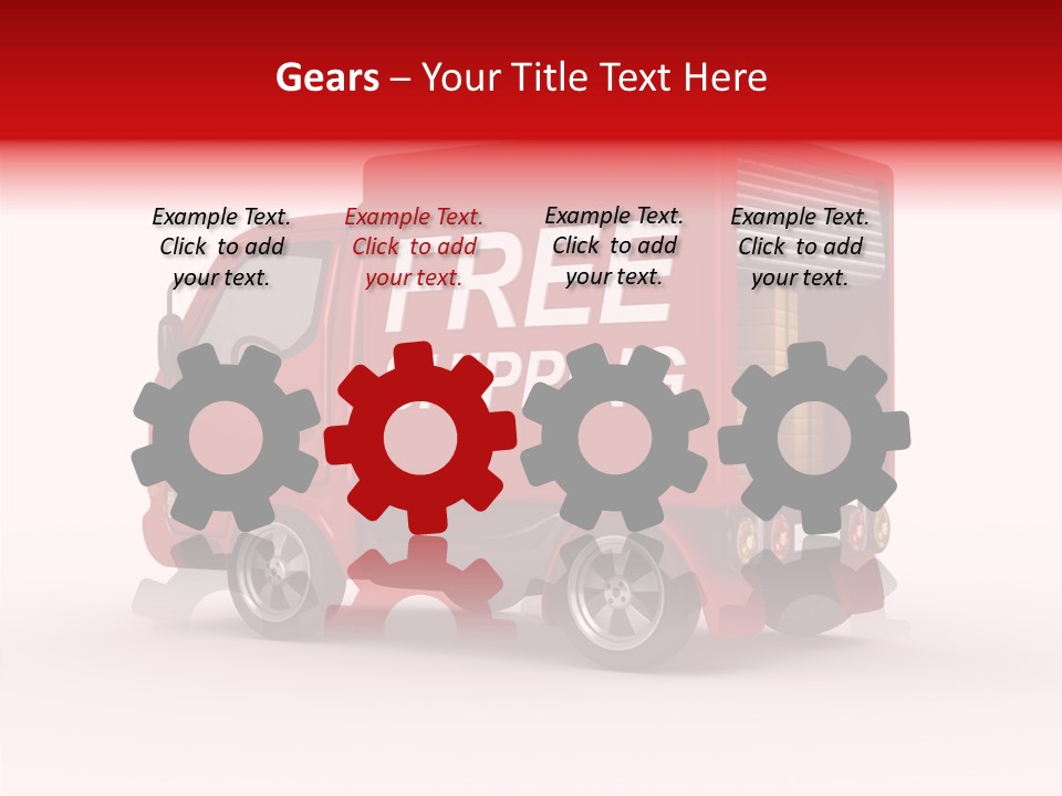 Container Mail Shipping PowerPoint Template