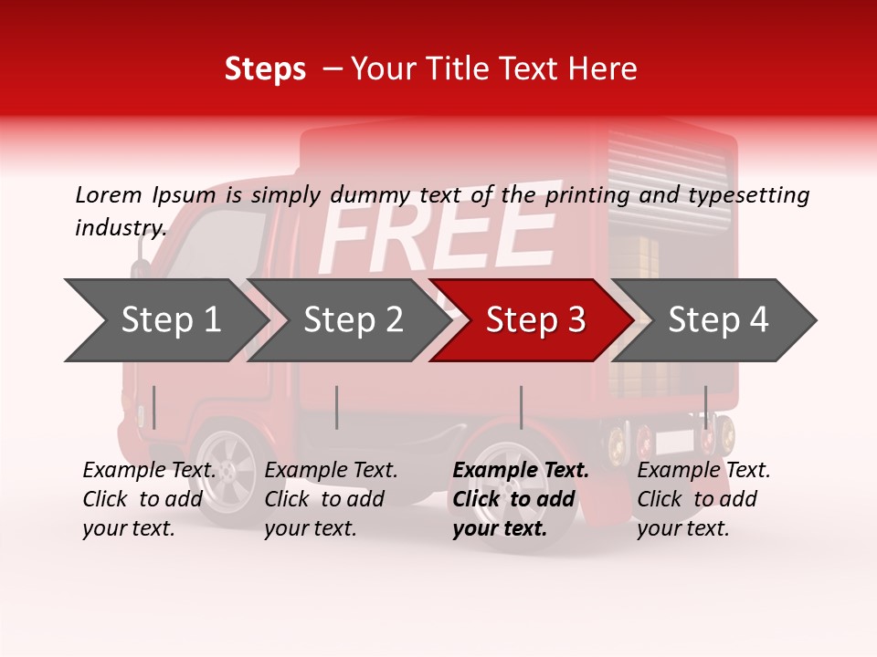 Container Mail Shipping PowerPoint Template