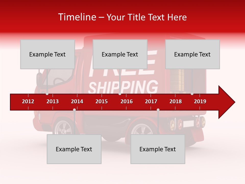 Container Mail Shipping PowerPoint Template