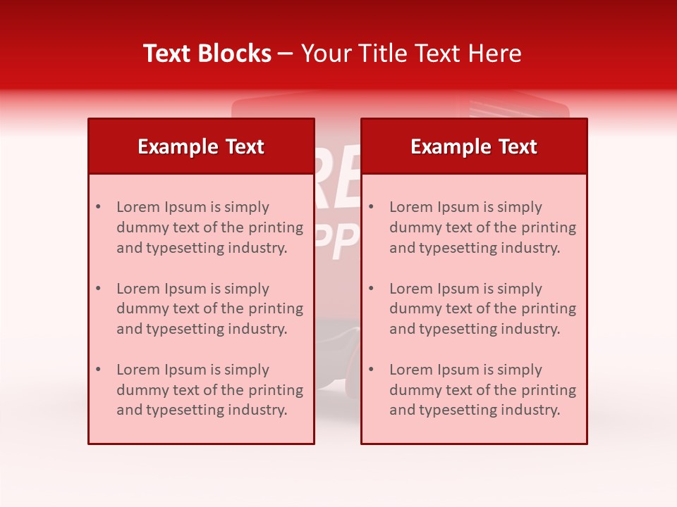 Container Mail Shipping PowerPoint Template