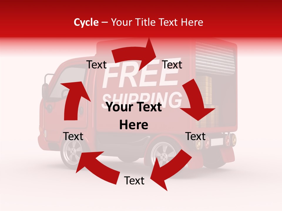 Container Mail Shipping PowerPoint Template