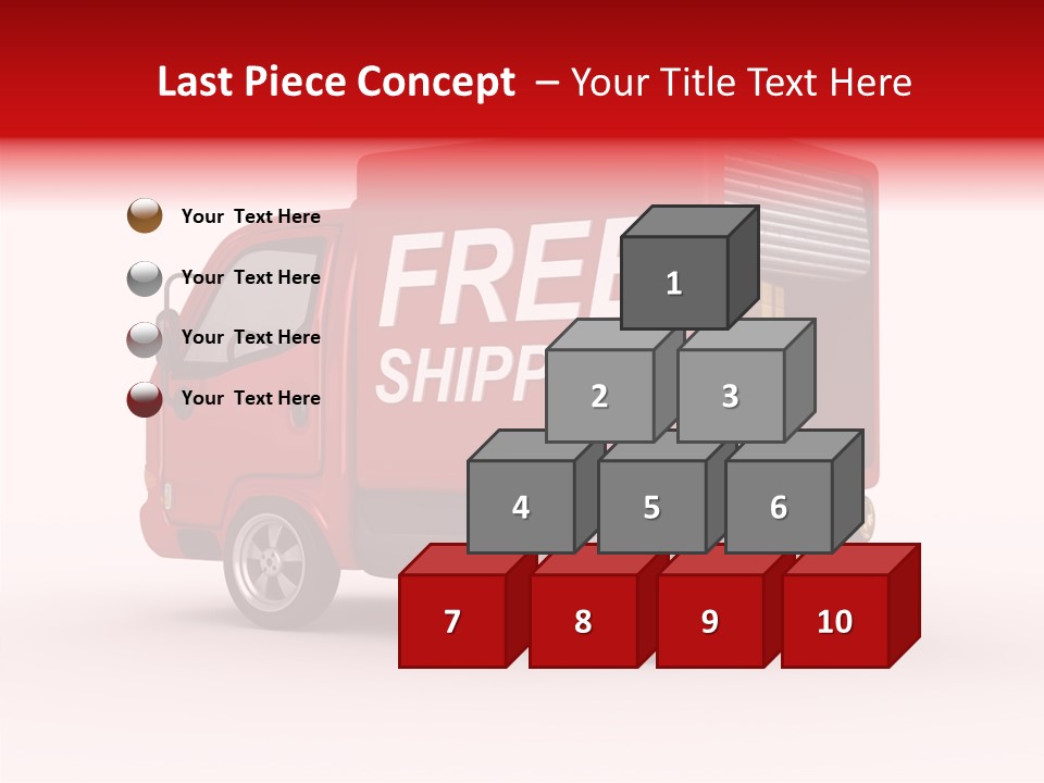 Container Mail Shipping PowerPoint Template
