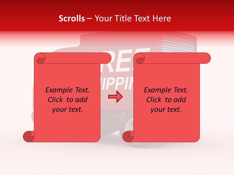 Container Mail Shipping PowerPoint Template