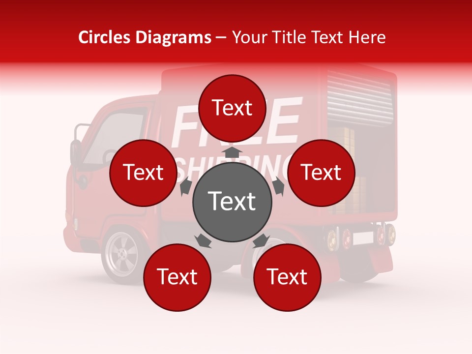 Container Mail Shipping PowerPoint Template