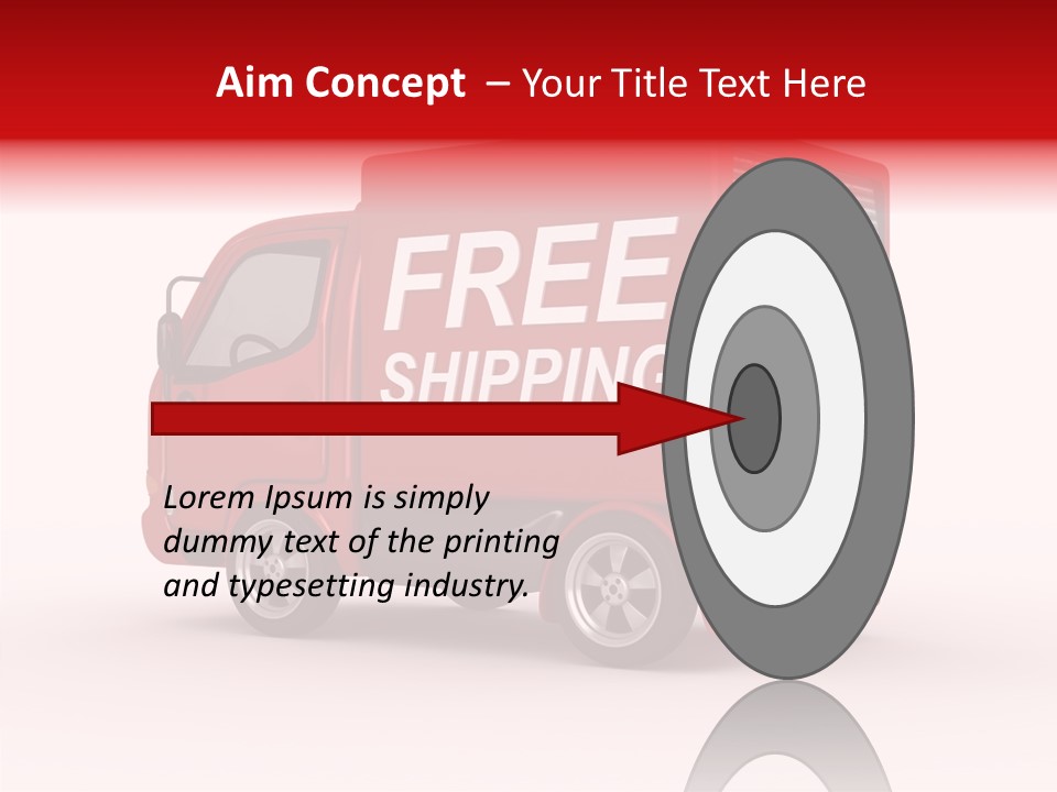 Container Mail Shipping PowerPoint Template
