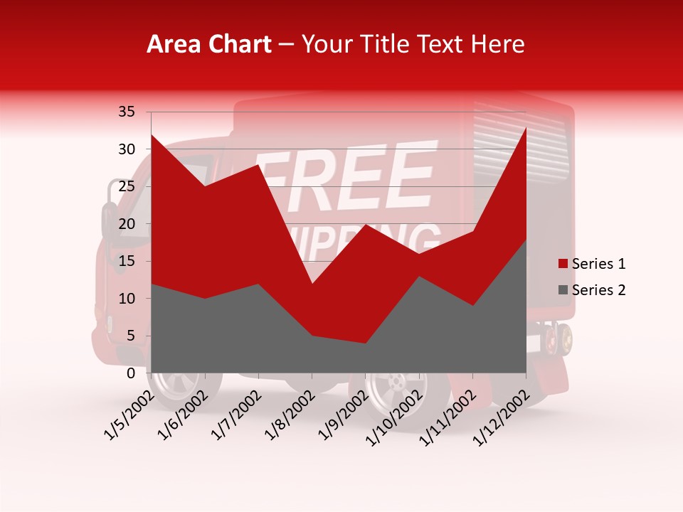 Container Mail Shipping PowerPoint Template