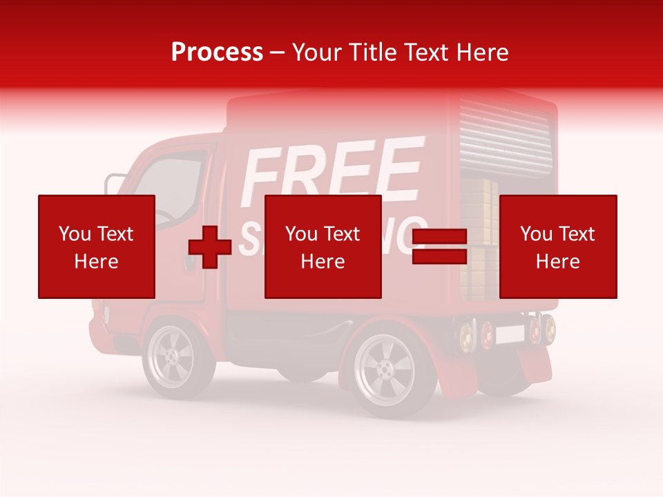 Container Mail Shipping PowerPoint Template