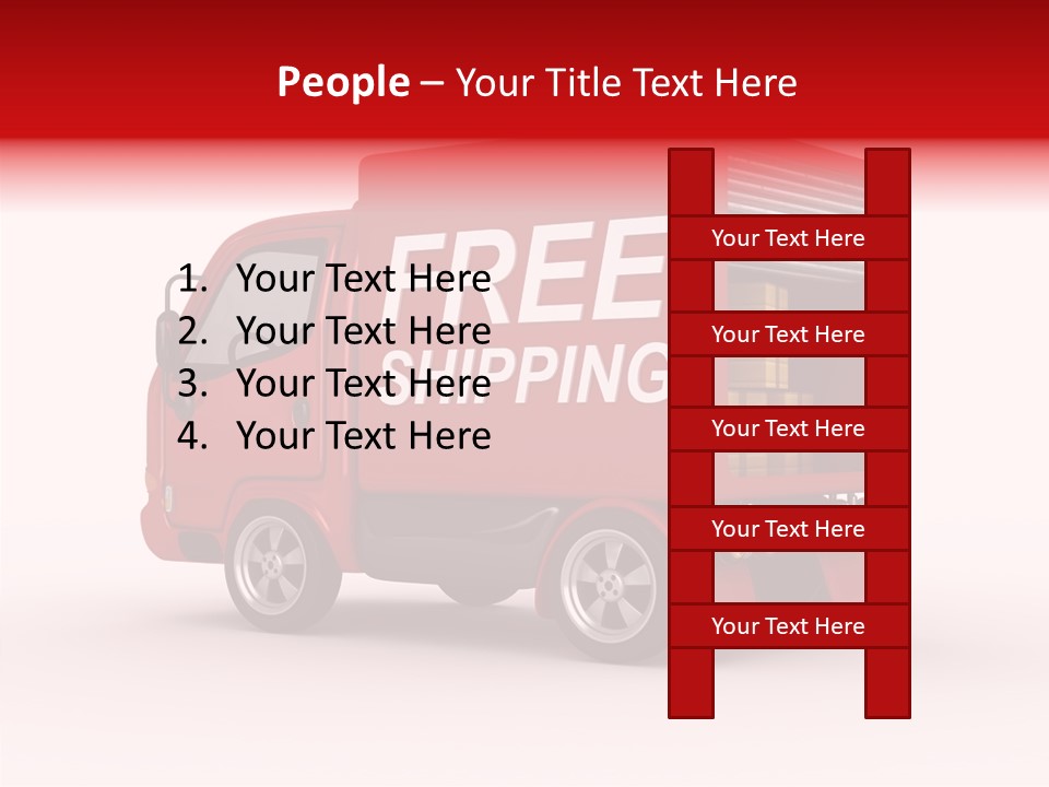 Container Mail Shipping PowerPoint Template