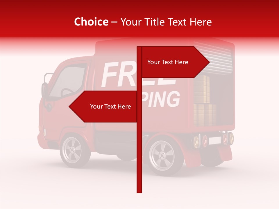 Container Mail Shipping PowerPoint Template