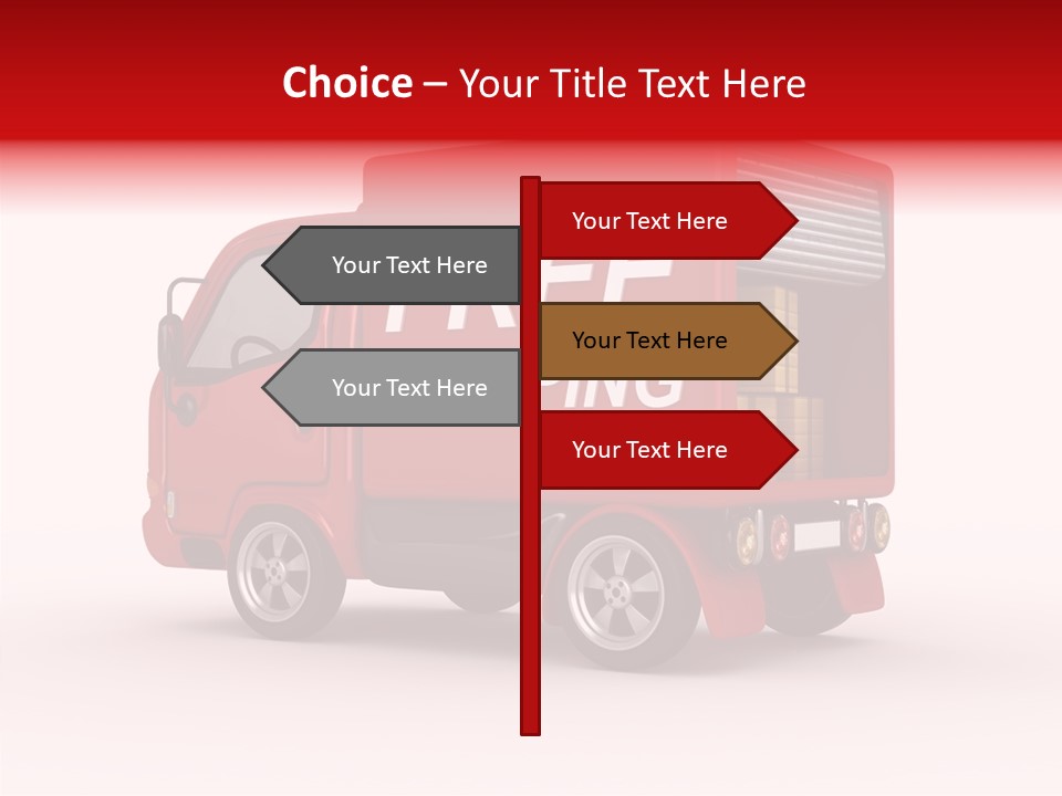 Container Mail Shipping PowerPoint Template