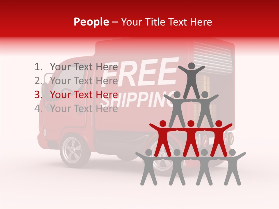 Container Mail Shipping PowerPoint Template