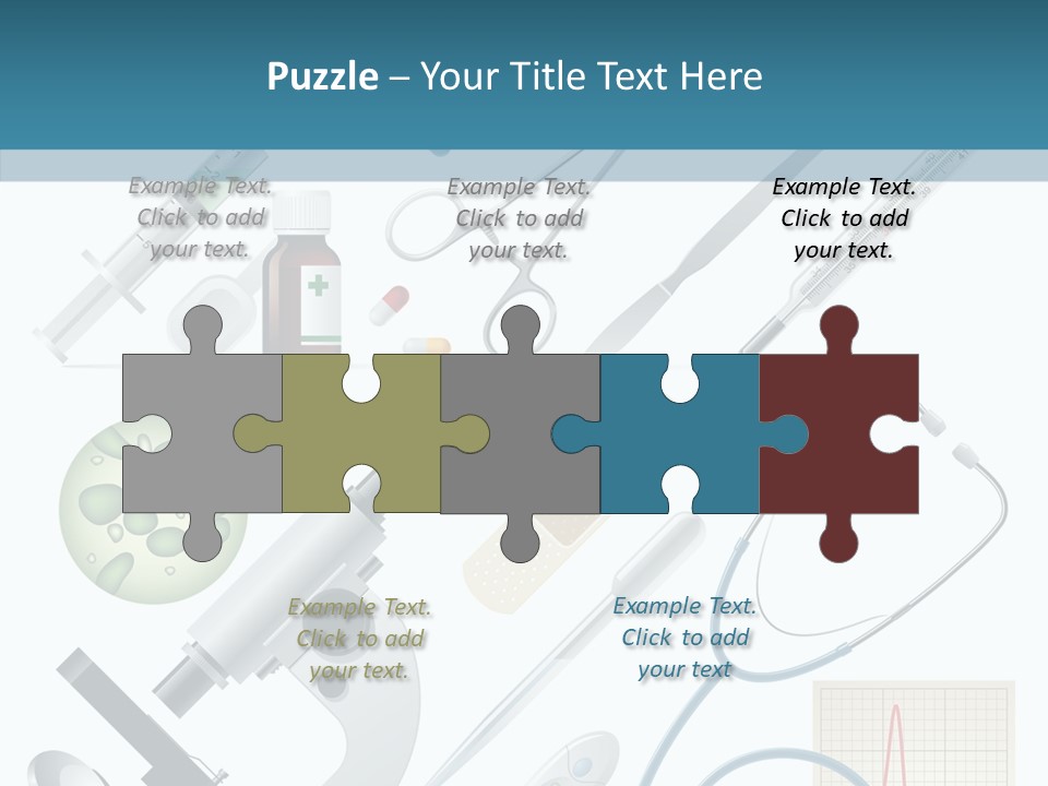 Health Medicine Implement PowerPoint Template