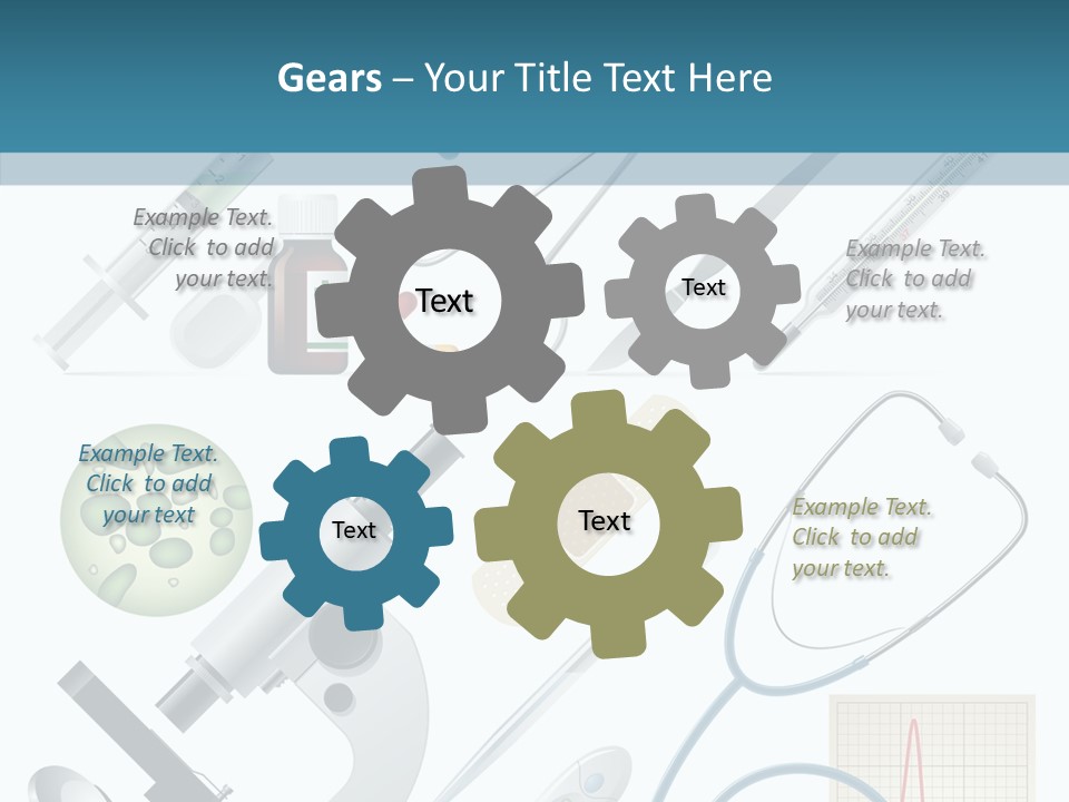 Health Medicine Implement PowerPoint Template