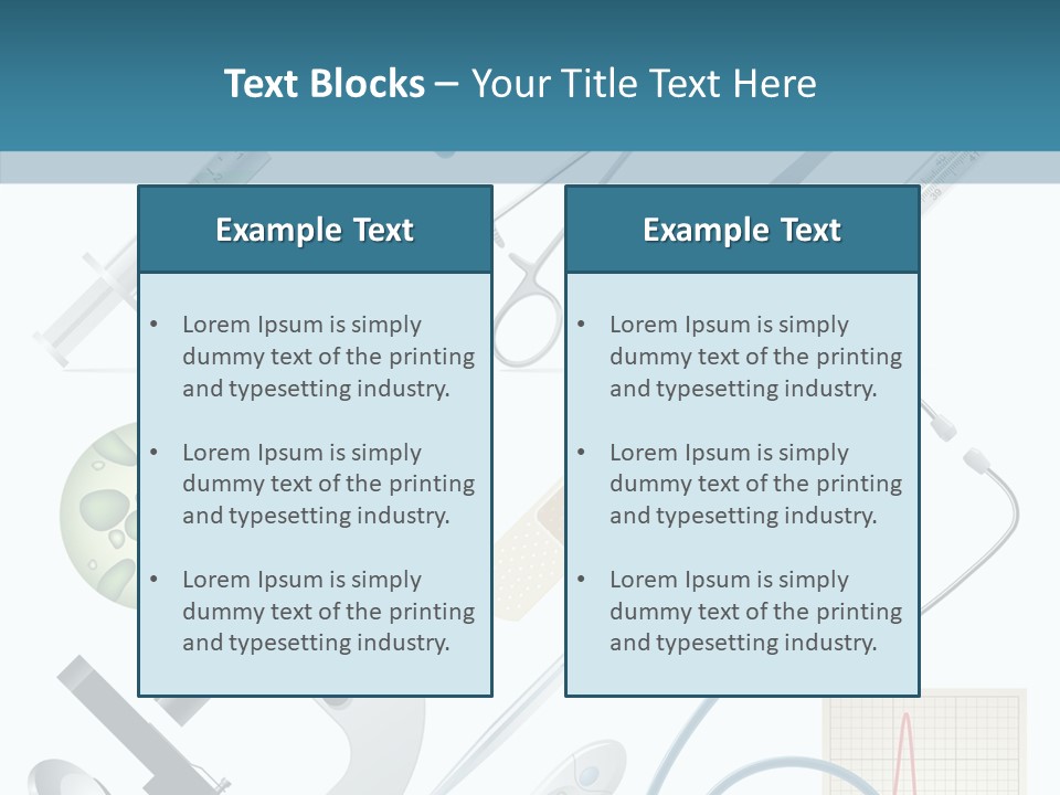 Health Medicine Implement PowerPoint Template