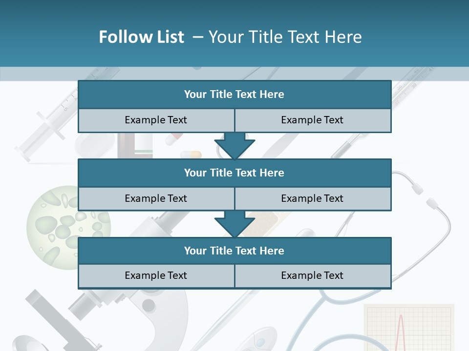 Health Medicine Implement PowerPoint Template