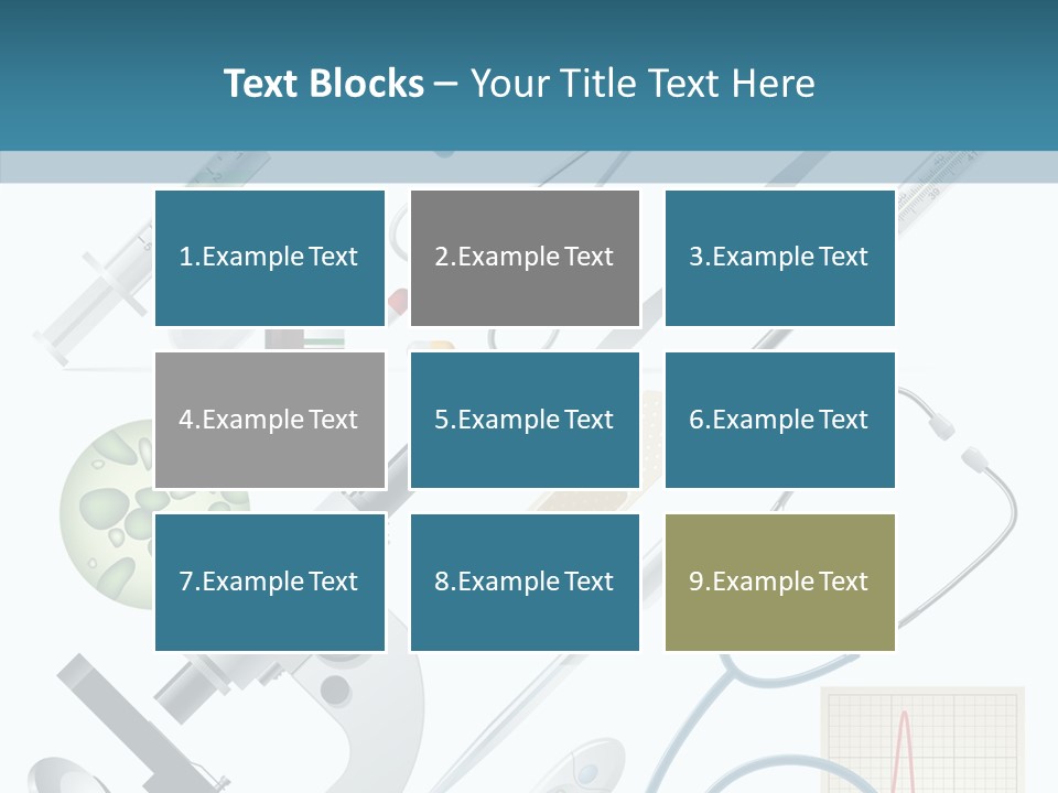 Health Medicine Implement PowerPoint Template