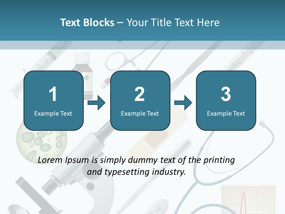 Health Medicine Implement PowerPoint Template