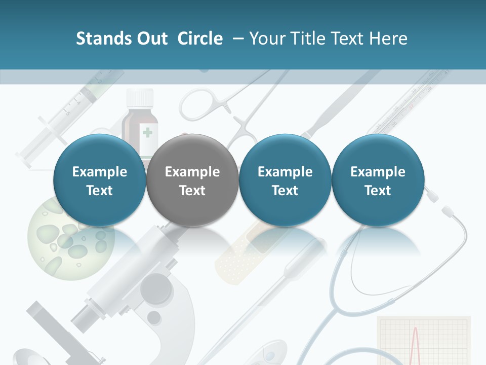 Health Medicine Implement PowerPoint Template