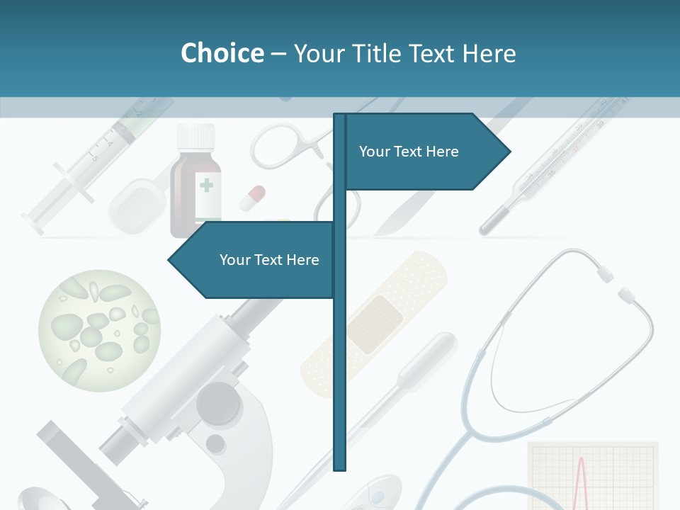 Health Medicine Implement PowerPoint Template
