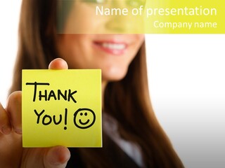Thankful Thank Customer PowerPoint Template