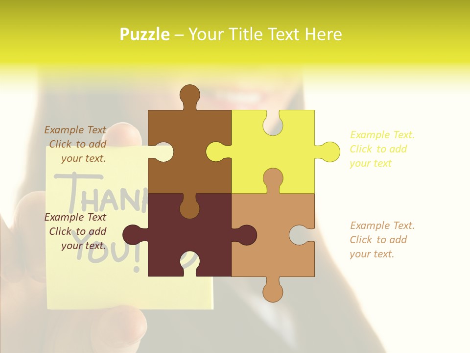 Thankful Thank Customer PowerPoint Template