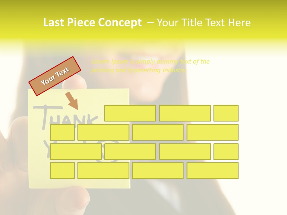 Thankful Thank Customer PowerPoint Template