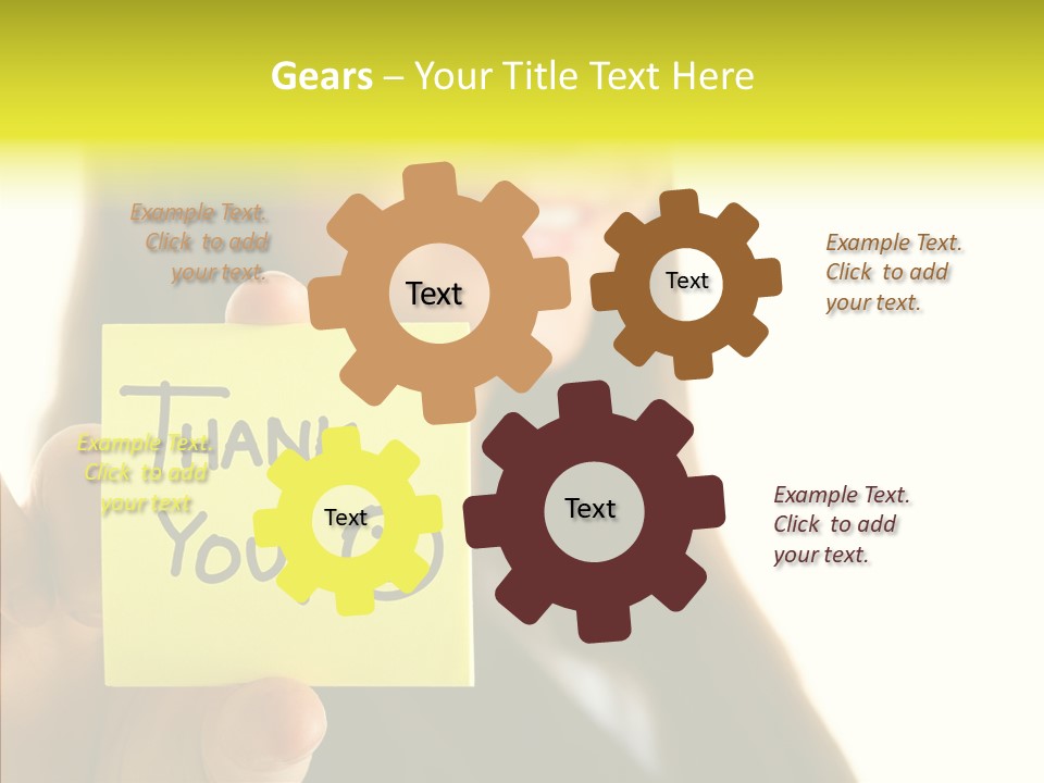 Thankful Thank Customer PowerPoint Template