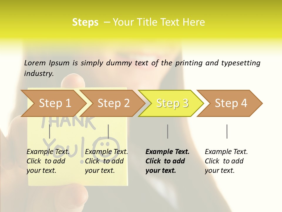 Thankful Thank Customer PowerPoint Template