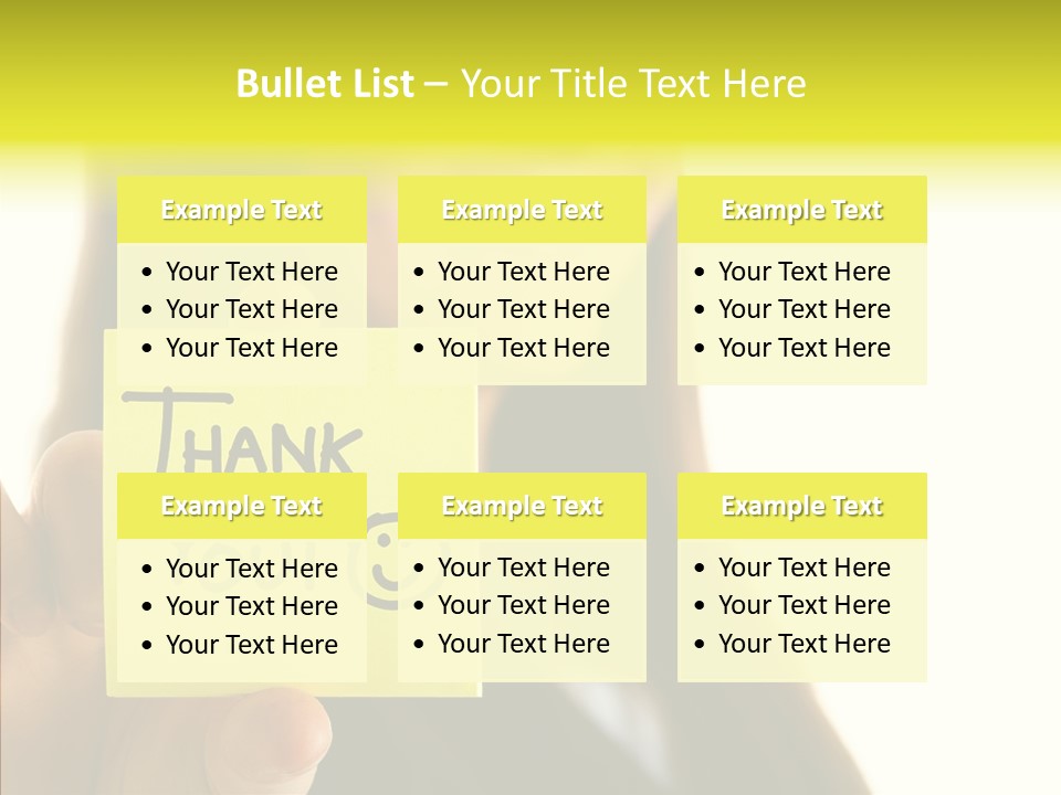 Thankful Thank Customer PowerPoint Template