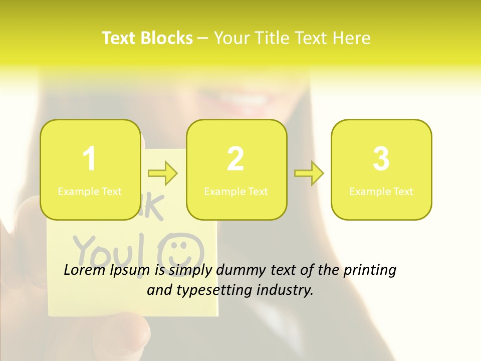 Thankful Thank Customer PowerPoint Template